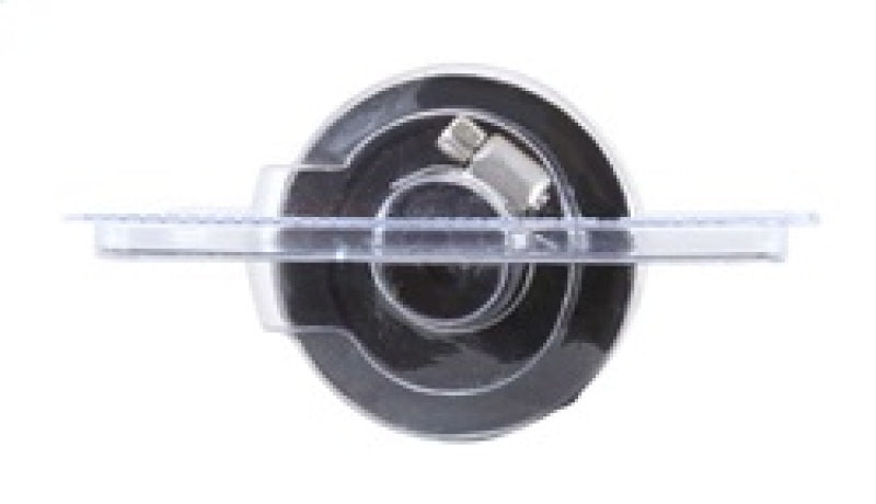 Load image into Gallery viewer, K&amp;N Clamp On Rubber Base Crankcase Vent Filter 0.375in Flange ID x 2in OD x 1.5in Height
