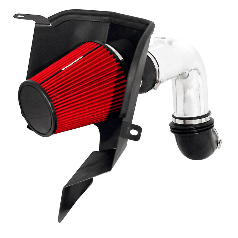Load image into Gallery viewer, Spectre 03-07 Dodge RAM L6-5.9L DSL Air Intake Kit - Polished w/Red Filter

