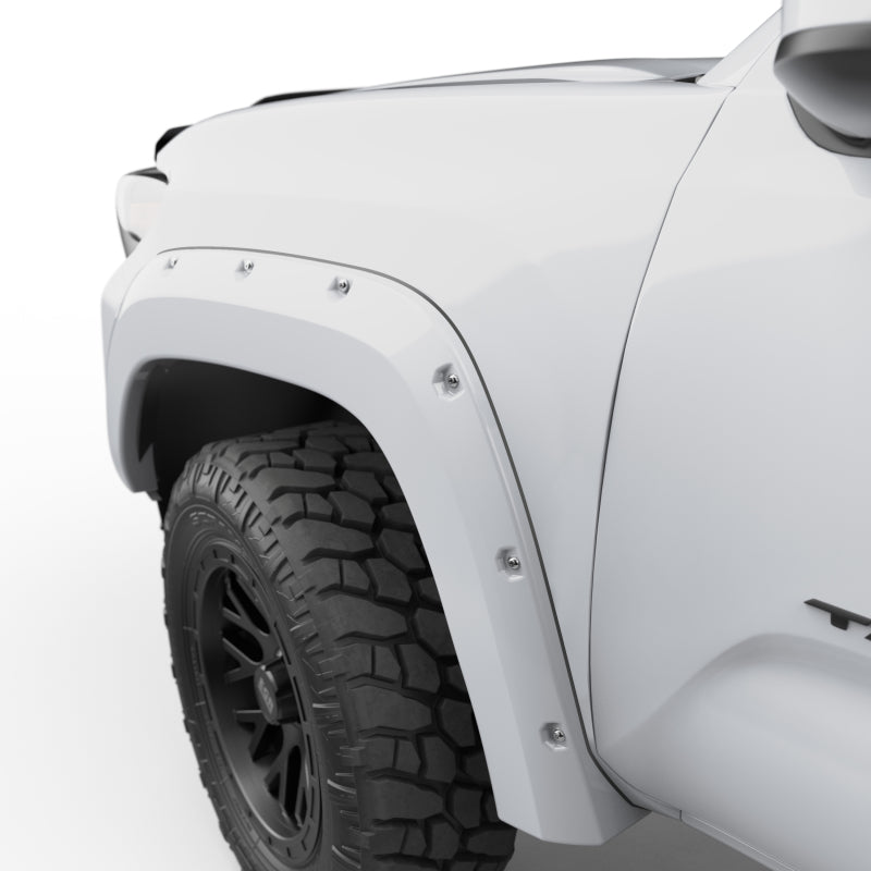 Load image into Gallery viewer, EGR 16+ Toyota Tacoma w/Mudflap Bolt-On Look Color Match Fender Flares - Set - Super White
