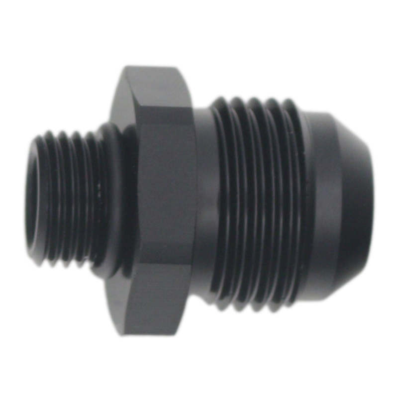 Load image into Gallery viewer, DeatschWerks 6AN ORB Male to 10AN Male Flare Adapter - Anodized Matte Black
