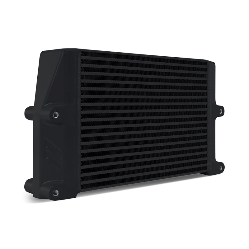 Load image into Gallery viewer, Mishimoto Heavy-Duty Oil Cooler - 10in. Same-Side Outlets - Black
