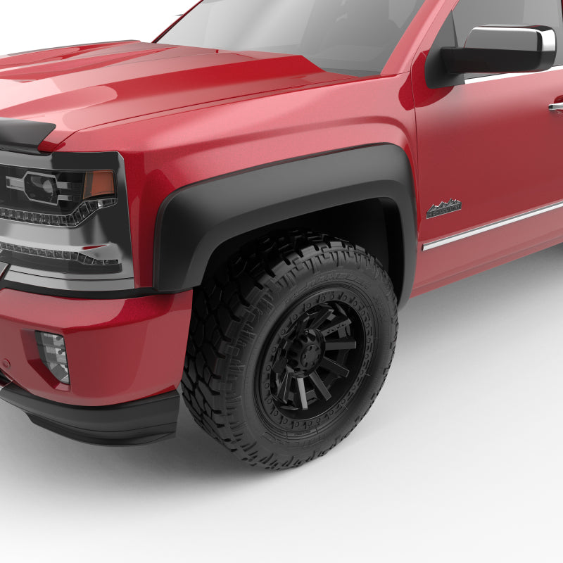 Load image into Gallery viewer, EGR 14+ Chev Silverado 5.8ft Bed Rugged Look Fender Flares - Set
