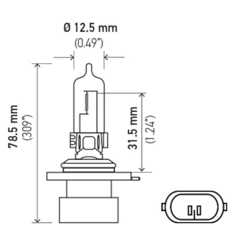 Load image into Gallery viewer, Hella Bulb 9005Xs/Hb3A 12V 65W P20D T4
