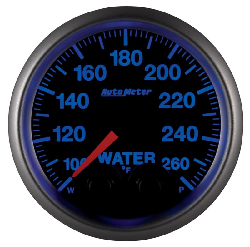 Load image into Gallery viewer, Autometer Elite 52mm 100-260 Degress F Water Temperature Peak and Warn Gauge w/ Electonic Control
