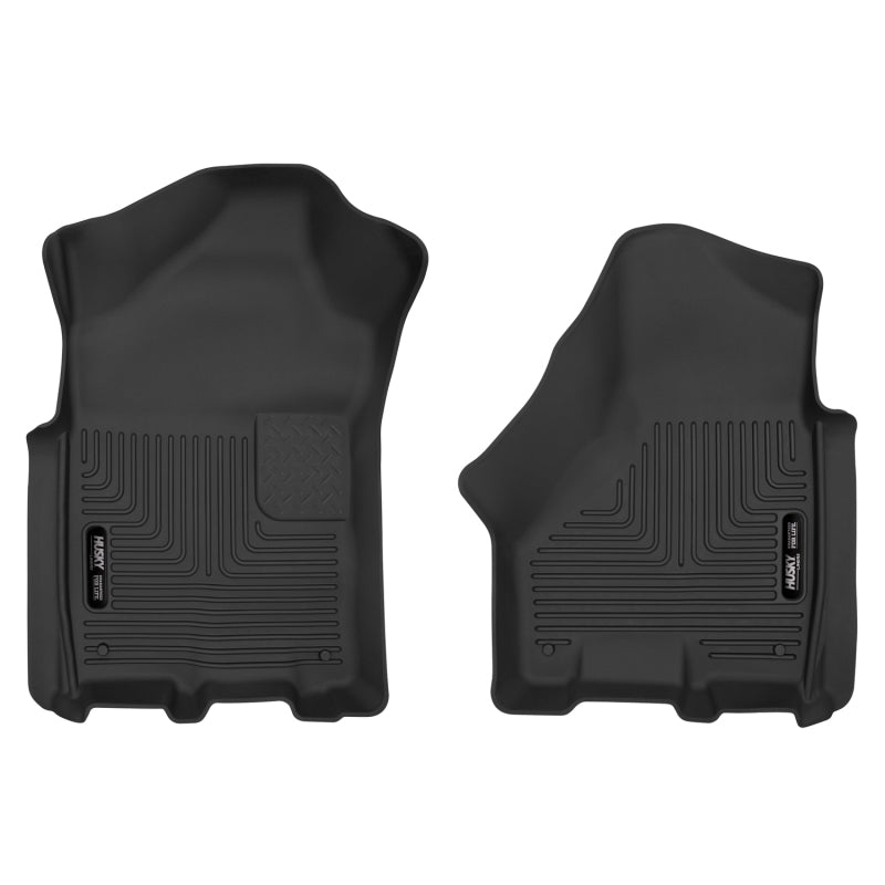 Load image into Gallery viewer, Husky Liners 19-22 Dodge Ram 2500/3500 CC/EC X-Act Contour Black Front Floor Liners
