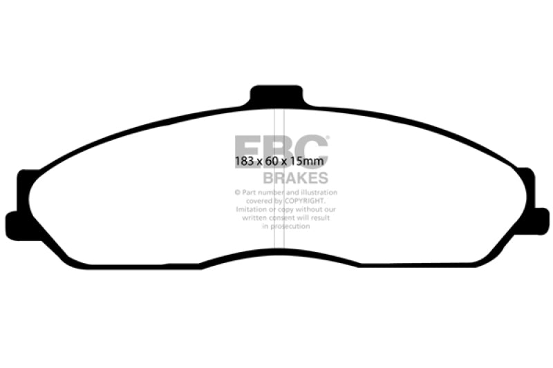 Load image into Gallery viewer, EBC 03-04 Cadillac XLR 4.6 Greenstuff Front Brake Pads
