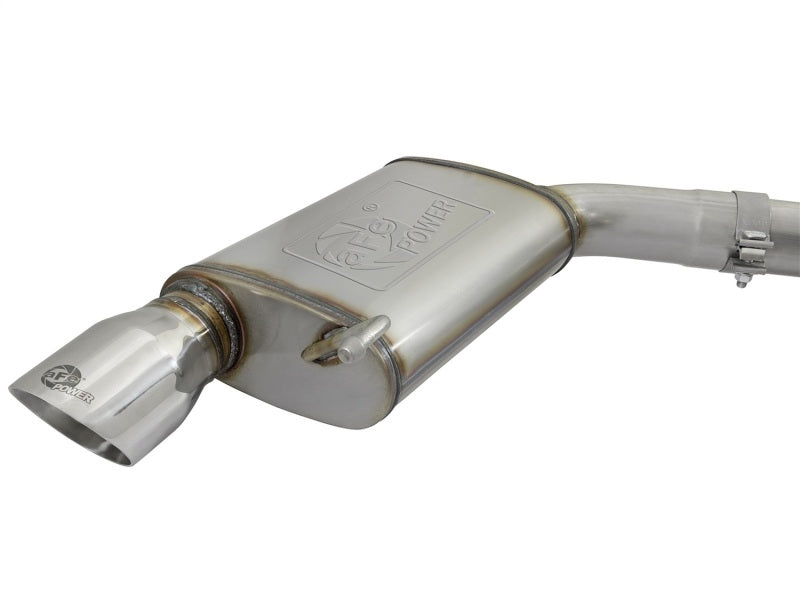 Load image into Gallery viewer, aFe MACHForce XP 3in Sport Tone Cat-Back Exhausts w/ Polished Tips 15-17 Ford Mustang V6/V8
