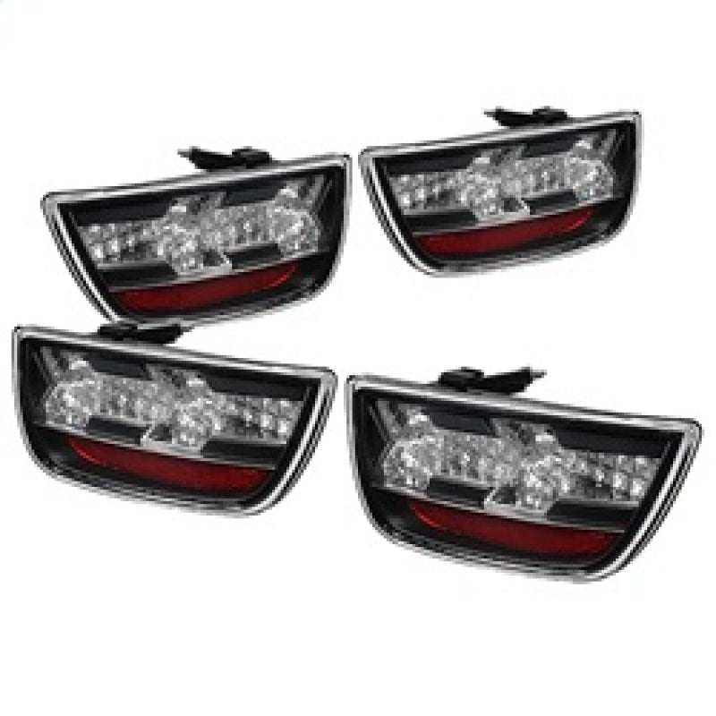 Load image into Gallery viewer, Spyder Chevy Camaro 10-13 LED Tail Lights Black ALT-YD-CCAM2010-LED-BK
