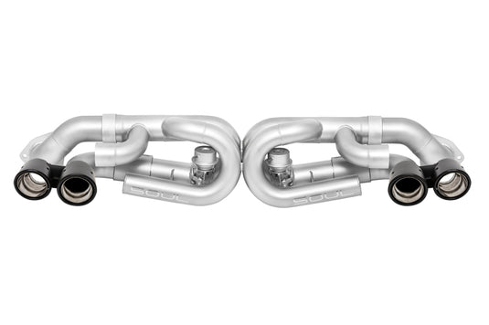 SOUL 12-16 Porsche 991.1 Carrera Base / S / GTS (w/ PSE) Valved Perf. Exhaust - Carbon Fiber Tips