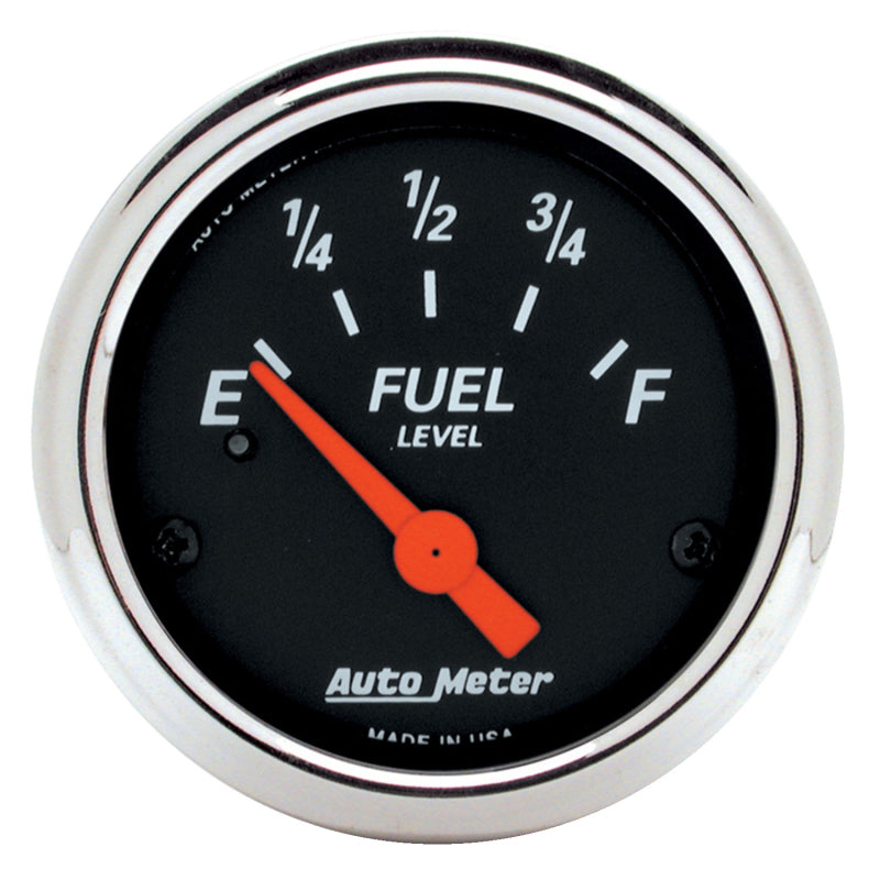 Load image into Gallery viewer, Autometer Designer Black  2-1/16in Black Fuel Level Gauge
