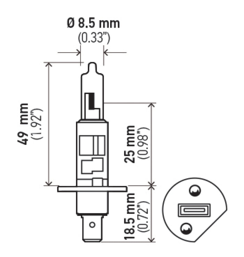 Load image into Gallery viewer, Hella Bulb H1 12V 55W Xen Wht Xb (2)
