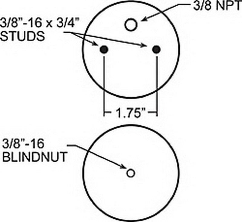 Load image into Gallery viewer, Firestone Ride-Rite Replacement Air Helper Spring Rear 267C 1.5 (W217606782)
