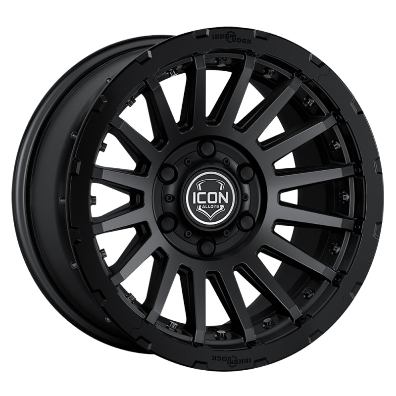 Load image into Gallery viewer, ICON Recon Pro 17x8.5 6 x 135 6mm Offset 5in BS 87.1mm Bore Satin Black Wheel
