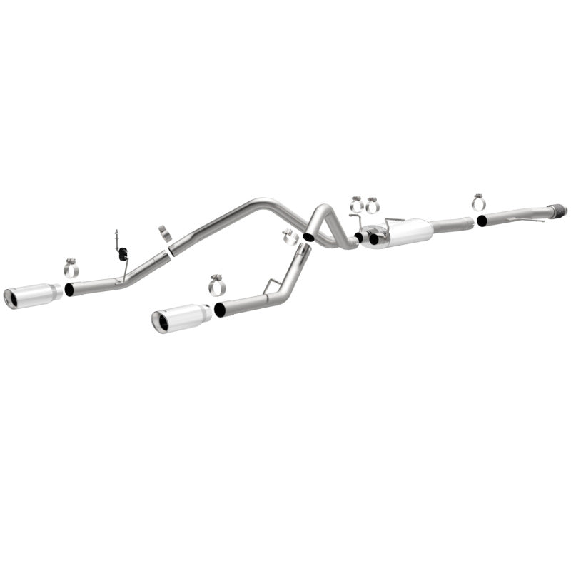 Load image into Gallery viewer, Magnaflow 14 Chevy Silverado V8 5.3L CC/EC Cab Dual Split Rear Exit Stainless Cat Back Perf Exhaust
