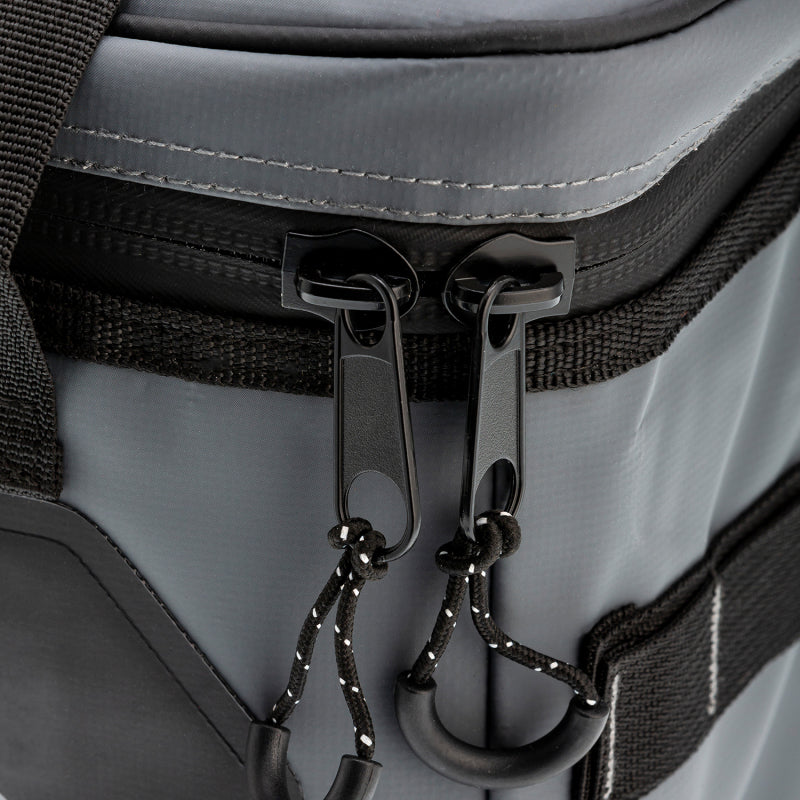 Load image into Gallery viewer, ARB Cooler Bag Charcoal w/ Red Highlights 15in L x 11in W x 9in H Holds 22 Cans
