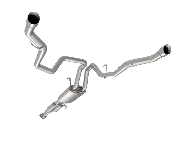 Load image into Gallery viewer, Kooks 21+ Ford F150 2.7/3.5/5.0L 3in Dual Cat-Back Rear Exit Exhaust w/Polished Tips
