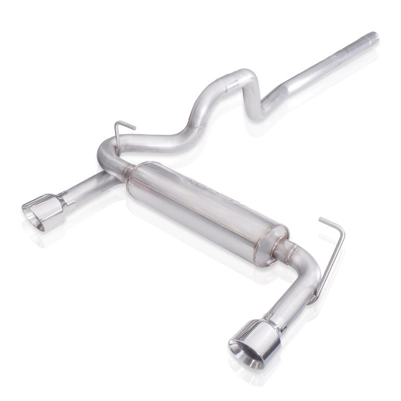 Load image into Gallery viewer, Stainless Works 2018+ Jeep Wrangler JL 304SS Factory Connect 2.5in Cat Back Exhaust System
