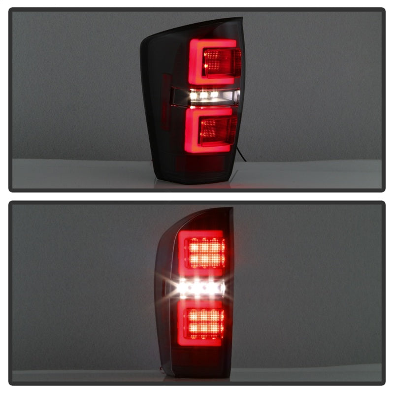 Load image into Gallery viewer, Spyder 16-17 Toyota Tacoma LED Tail Lights - Black Smoke (ALT-YD-TT16-LED-BSM)
