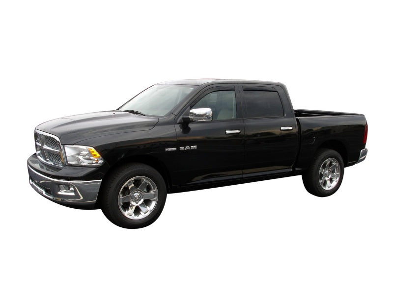 Load image into Gallery viewer, AVS 09-18 Dodge RAM 1500 Crew Cab Ventvisor Low Profile In-Channel Deflectors 4pc - Smoke
