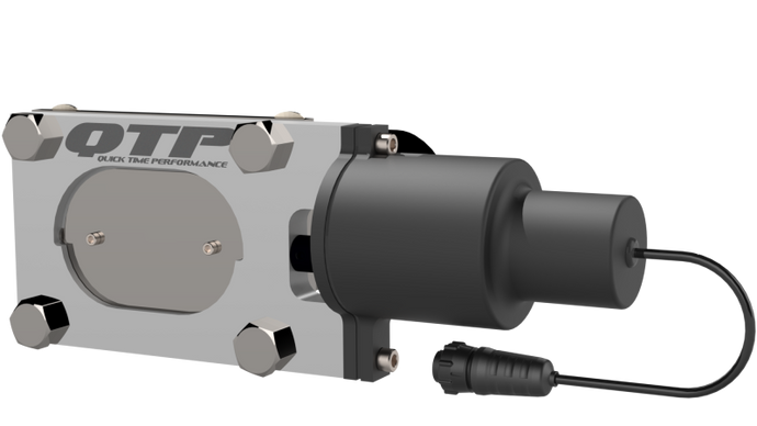 QTP Bolt-On QTEC Low Profile Oval Electric Cutout Valve