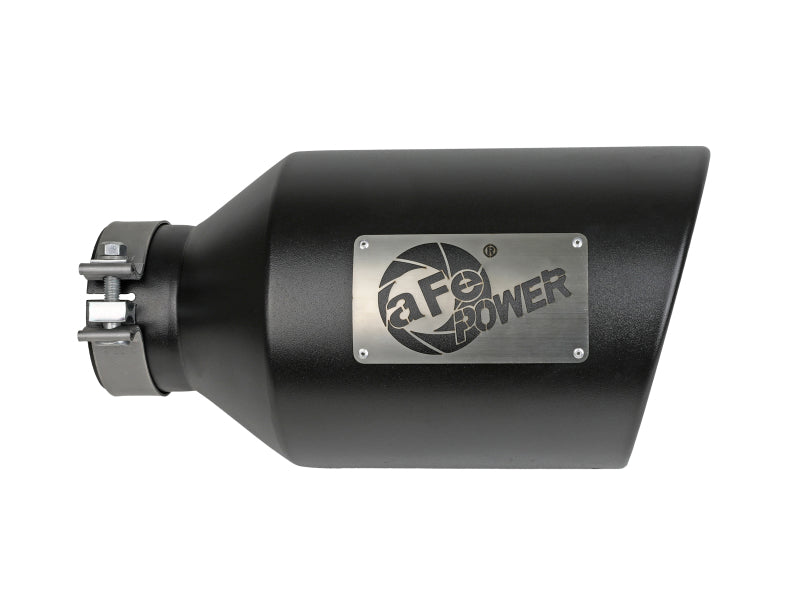 Load image into Gallery viewer, aFe Power MACH Force-Xp 409 Stainless Steel Clamp-on Exhaust Tip Black
