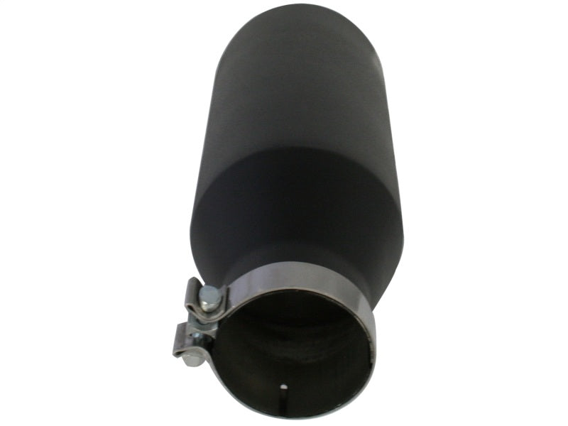 Load image into Gallery viewer, aFe MACHForce XP Exhausts Tips SS-304 EXH Tip 4In x 7Out x 18L Bolt-On (blk)
