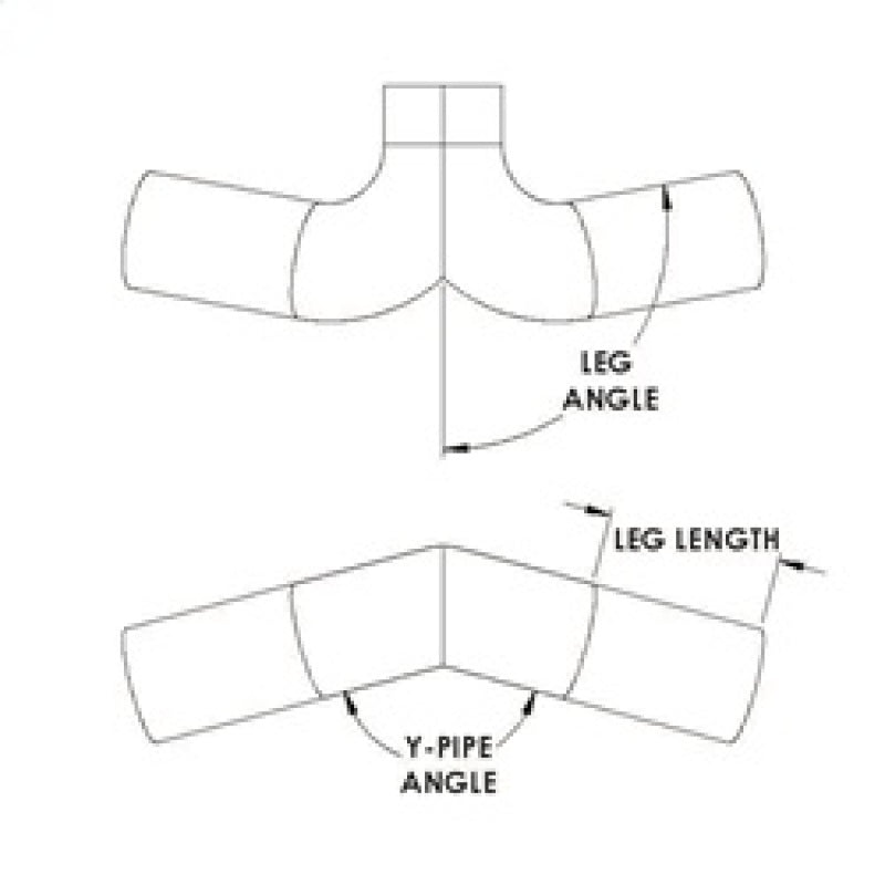 Load image into Gallery viewer, Spectre Universal Tube Y-Pipe 4in. OD / 180 Degree Y-Angle / 90 Degree Leg Angle (6in. Legs)
