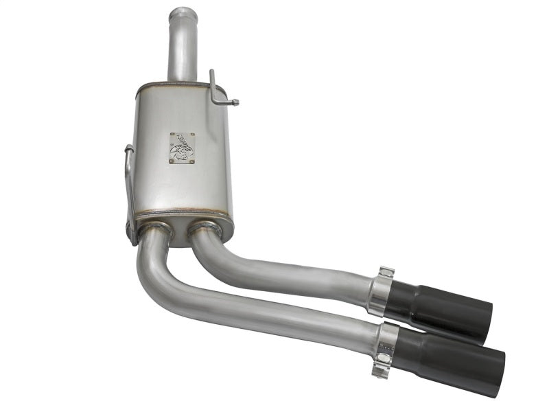 Load image into Gallery viewer, aFe Rebel Series CB Middle-Side Exit SS Exhaust w/ Black Tips 09-16 GM Silverado/Sierra V6/V8
