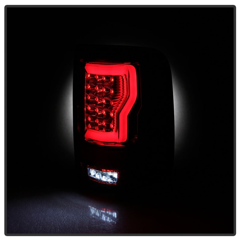 Load image into Gallery viewer, Spyder Ford F150 04-08 Styleside Tail Light V2 - LED - Red Clear ALT-YD-FF15004V2-LBLED-RC
