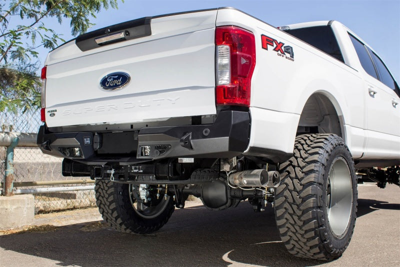 Load image into Gallery viewer, Addictive Desert Designs 17-18 Ford F-250 Raptor Stealth Fighter Rear Bumper w/ Backup Sensor Cutout
