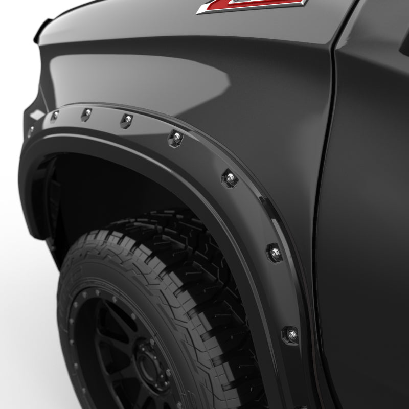 Load image into Gallery viewer, EGR 19-22 Chevrolet Silverado 1500 Traditional Bolt-On Look Fender Flares Black Set Of 4
