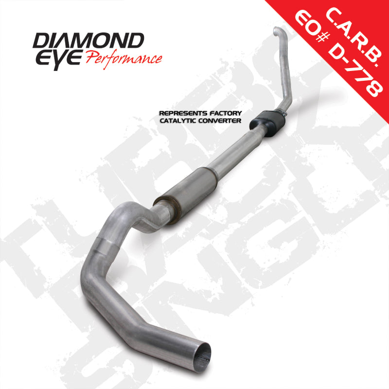 Load image into Gallery viewer, Diamond Eye KIT 5in Turbo Back SGL AL: 94-97 FORD 7.3L F250/F350 PWRSTROKE NFS W/ CARB EQUIV STDS
