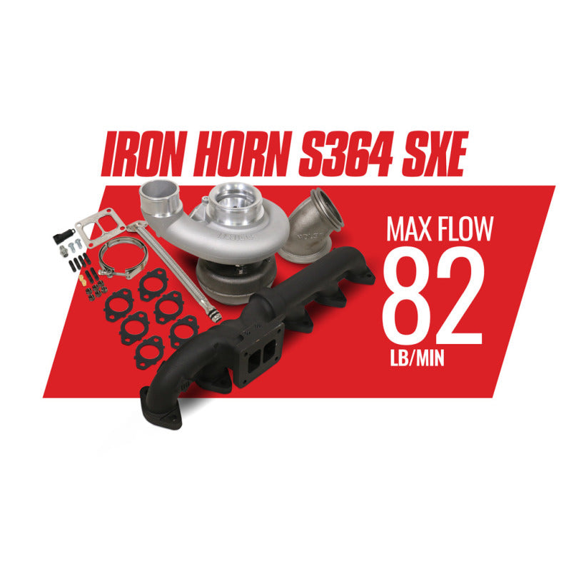 Load image into Gallery viewer, BD Diesel Iron Horn 5.9L Turbo Kit S364SXE/76 1.00AR Dodge 03-07
