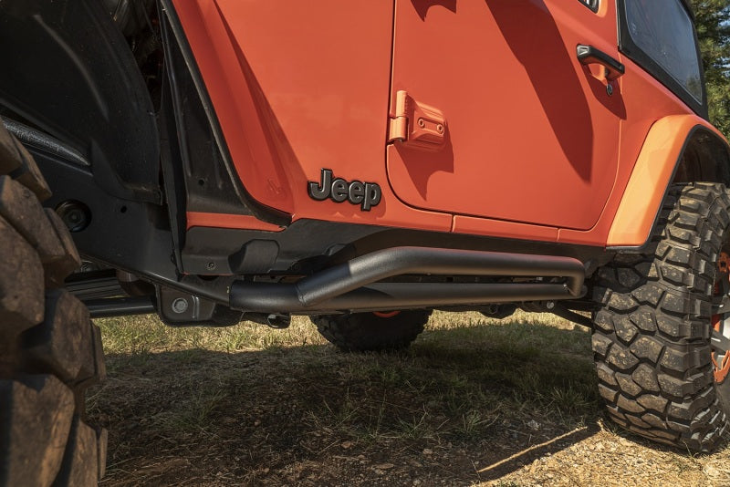 Load image into Gallery viewer, Rugged Ridge RRC Rocker Guards 18-20 Jeep Wrangler JL 2 Door
