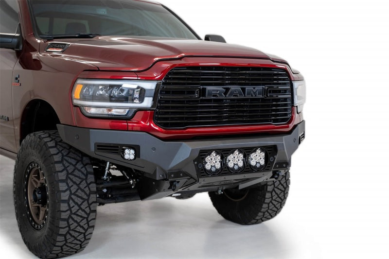 Load image into Gallery viewer, Addictive Desert Designs 19-21 Ram 2500/3500 Bomber HD Front Bumper (Baja Designs LP6 Mounts)
