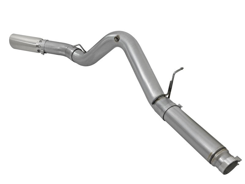 Load image into Gallery viewer, aFe LARGE Bore HD 5in Exhausts DPF-Back SS w/ Pol Tips 16-17 GM Diesel Truck V8-6.6L (td) LML/L5P
