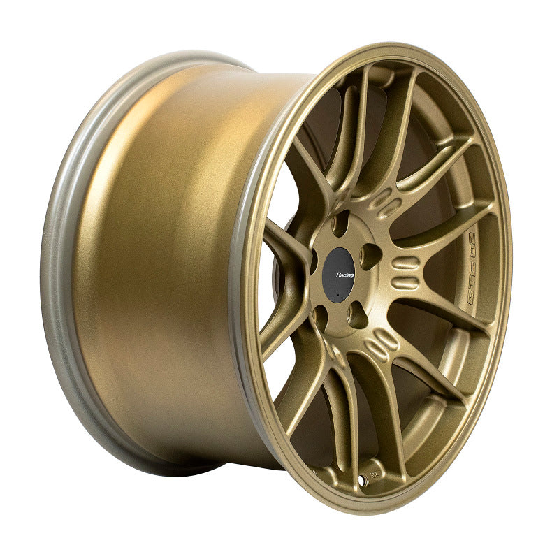 Load image into Gallery viewer, Enkei GTC02 18x10 5x112 32mm Offset 66.5mm Bore Titanium Gold Wheel
