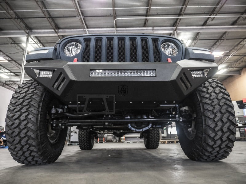 Load image into Gallery viewer, Road Armor 18-20 Jeep Wrangler JL SPARTAN Front Bumper - Tex Blk
