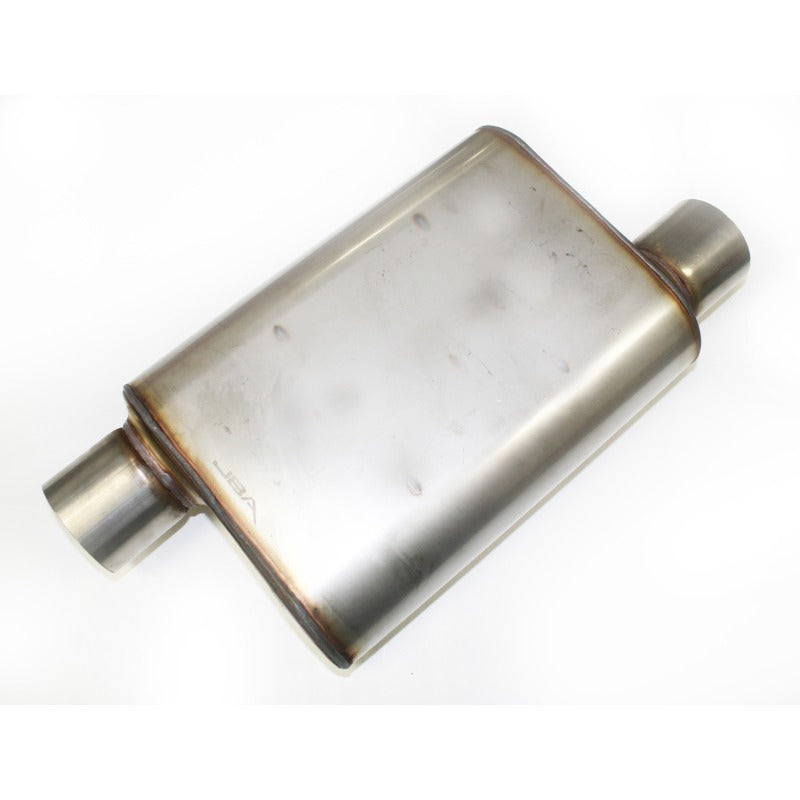 Load image into Gallery viewer, JBA Universal Chambered Style 304SS Muffler 13x9.75x4in 3in Inlet Diameter Offset/Offset
