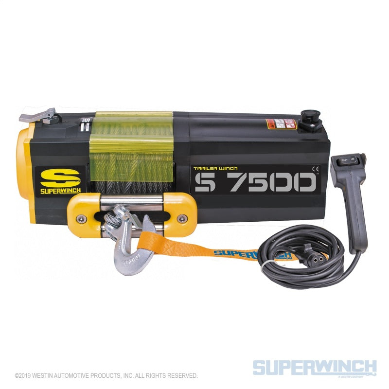 Load image into Gallery viewer, Superwinch 7500 LBS 12V DC 5/16in x 54ft Steel Rope S7500 Winch
