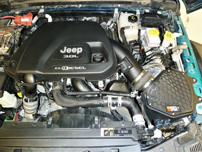 Load image into Gallery viewer, K&amp;N 20-21 Jeep Wrangler V6-3.0L DSL Aircharger Performance Intake
