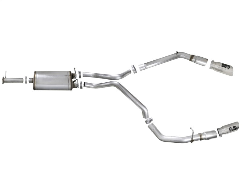 Load image into Gallery viewer, aFe MACH Force-Xp 3in 409 SS Cat-Back Exhaust 2019 RAM 1500 V8-5.7L w/ Polished Tip

