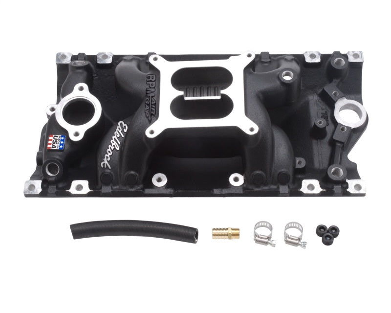 Load image into Gallery viewer, Edelbrock Performer RPM Air Gap Vortec Black

