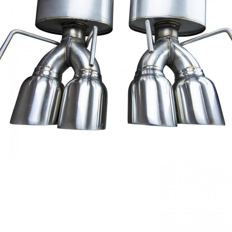 Load image into Gallery viewer, Kooks 06-13 Chevy Corvette C6 ZO6/ZR1 LS9/LS7 6.2L/7.0L OEM x 3in Axleback w/Pol tips
