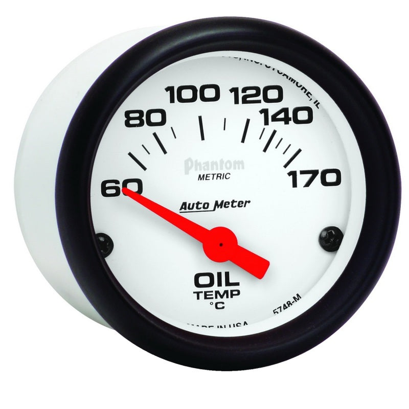 Load image into Gallery viewer, Autometer Phantom 2-1/16in 60-170 Deg F Electronic Oil Temperature Gauge
