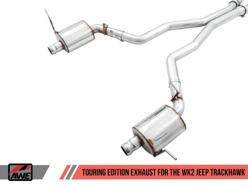 Load image into Gallery viewer, AWE Tuning 2020 Jeep Grand Cherokee SRT/Trackhawk Touring Edition Exhaust - Use w/Stock Tips
