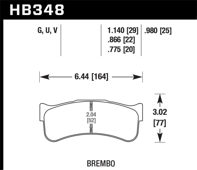 Load image into Gallery viewer, Hawk Brembo Disc DTC-70 w/ 1.140in Thickness Race Brake Pads
