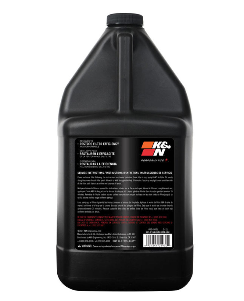 Load image into Gallery viewer, K&amp;N 1 Gallon Air Filter Oil

