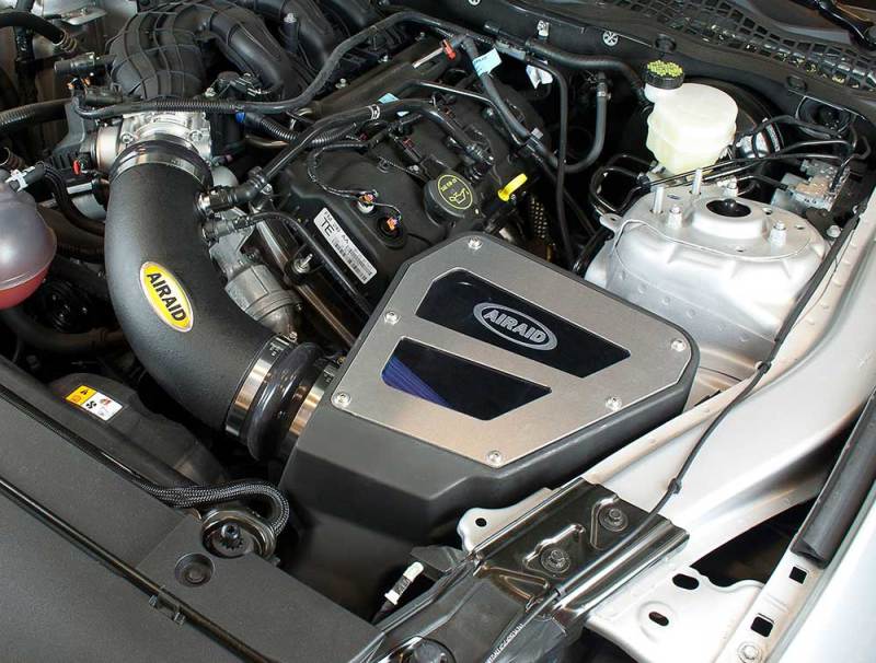 Load image into Gallery viewer, Airaid 2015 Ford Mustang 3.7L V6 Intake System (Dry / Blue Media)
