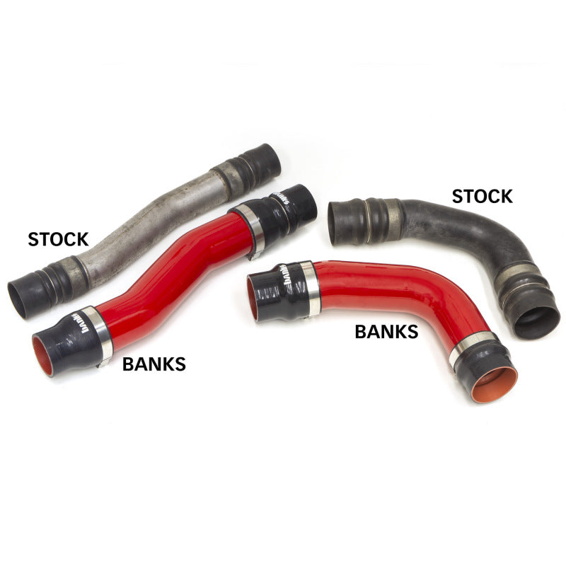 Load image into Gallery viewer, Banks Power 10-12 Ram 6.7L Diesel OEM Replacement Cold Boost Tubes - Red
